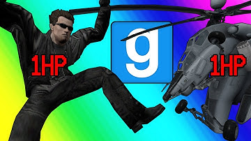 Gmod Sandbox - The Infuriating 1 HP Challenge! (Garry