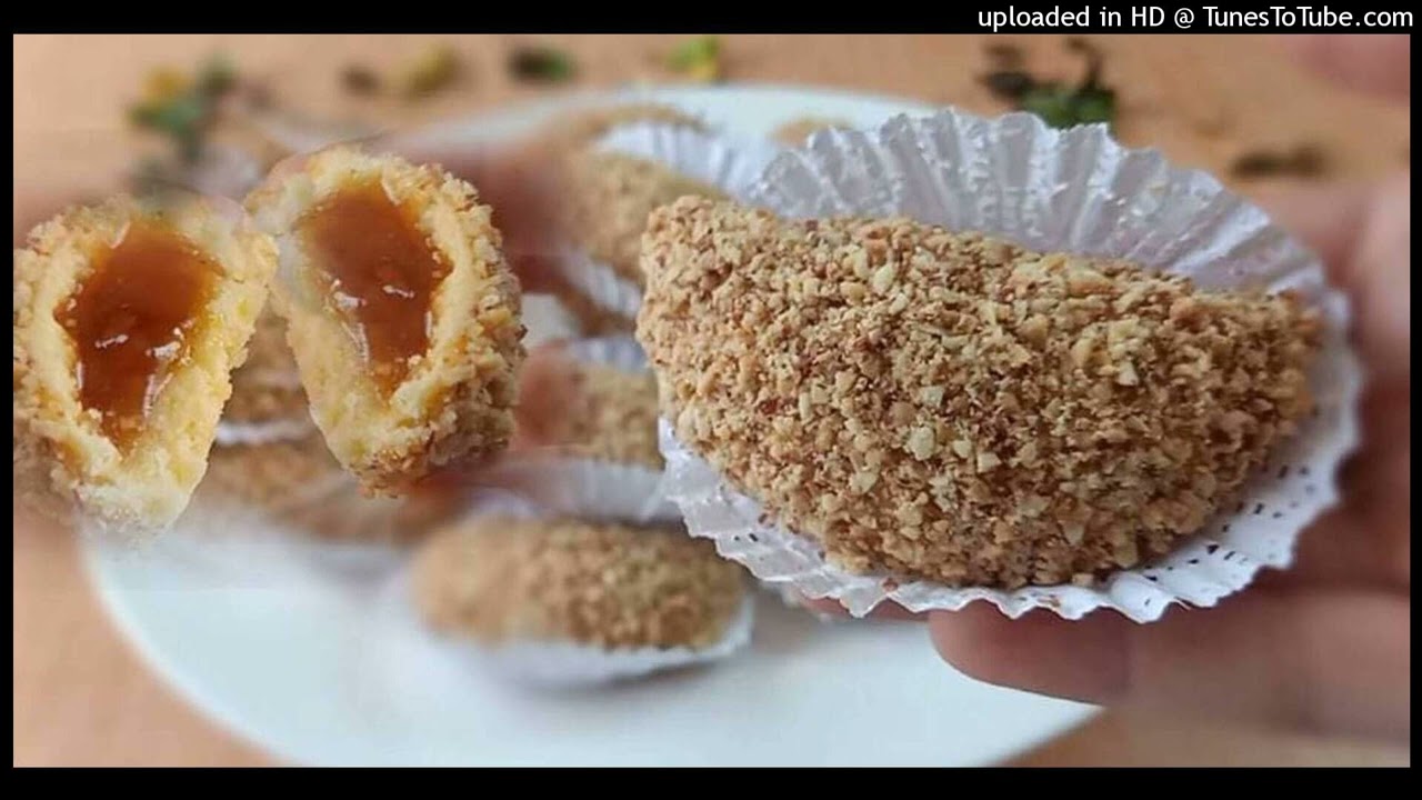 بعجينـة واحـدة فقــــــط تخدمي 3 أنواع من الحلويات:1تشاراك مسكر، 2هليلات بالمربى، 3ملفوفة بجوز الهند