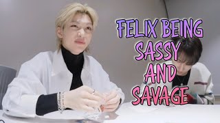 Video thumbnail of "LEE FELIX BEING SASSY AND SAVAGE"