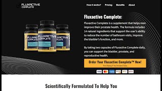 FluxActive Complete Supplement Review 2023 | The Best Prostate Supplement in the USA?