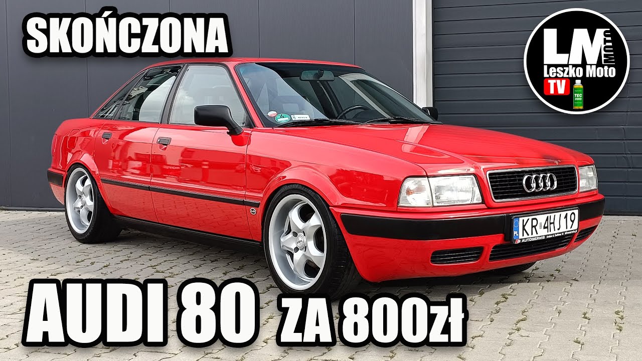 AUDI 80 kupione za 800zl warte teraz 10 000zł