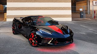 ALABAMAWHIPZ: Stanley&#39;s Fully Customized C8 Corvette on 24&quot;  Concaved Forgiatos  Bloody Insides