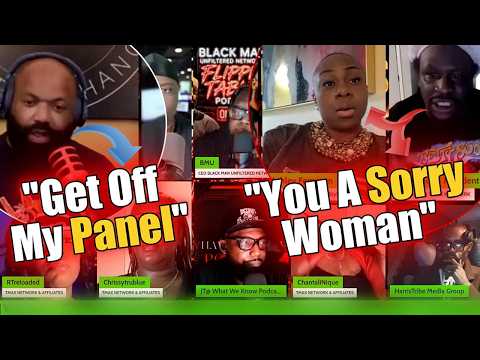 "You're Not A Victim, You A Sorry Woman", Host KICKS Man OFF Panel For Cussing out Woman | Heated