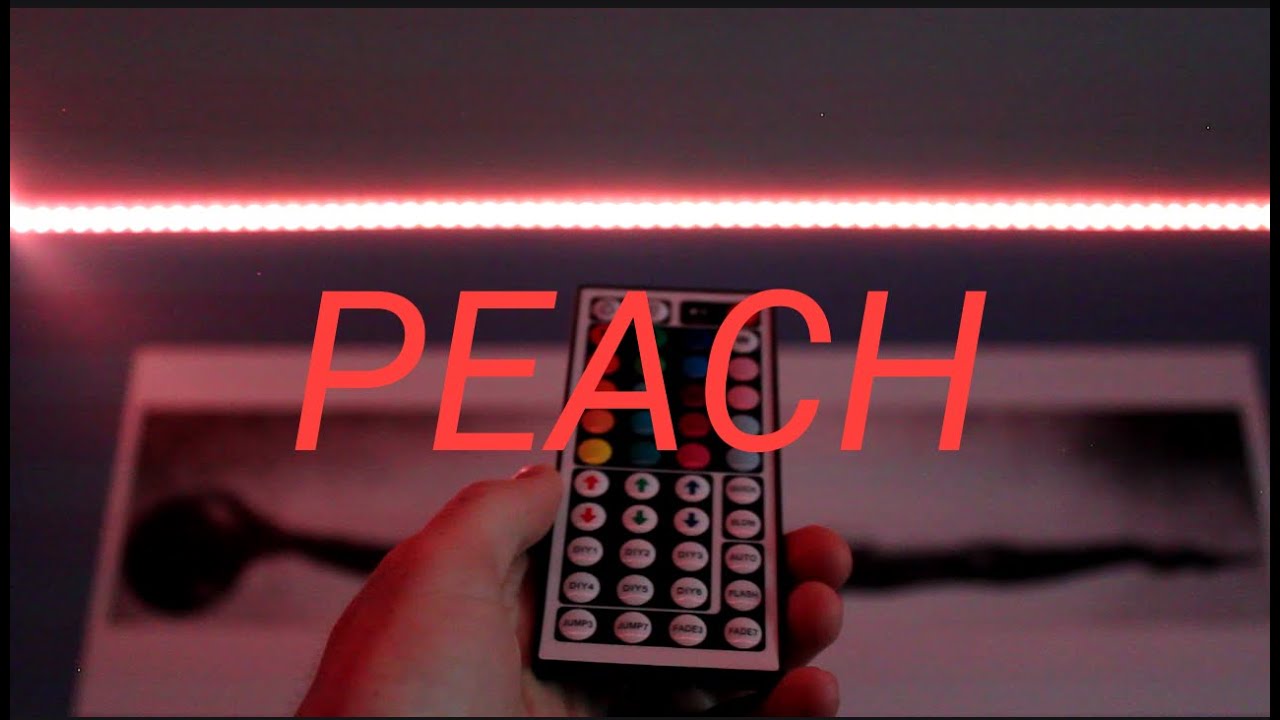 How to make PEACH on LED Light Strips! (Custom DIY Light Strip Colors #6)