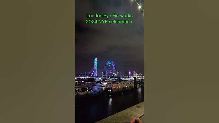 London fireworks celebration 2024| London eye NYE fireworks celebration| Red zone 4