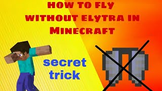 How To Fly Without Elytra In Minecraft