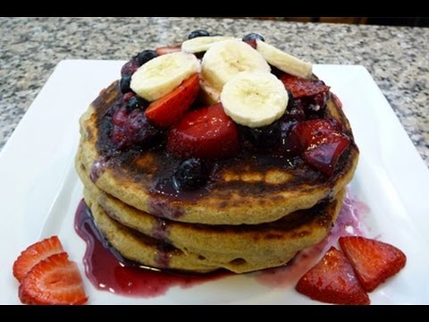 Whole Wheat Pancakes Recipe (how to)