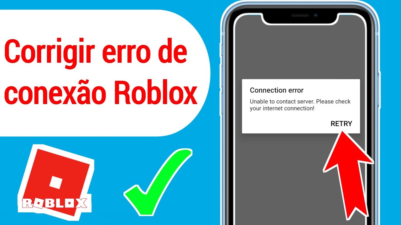 Como consertar Roblox incapaz de entrar em contato com o servidor.