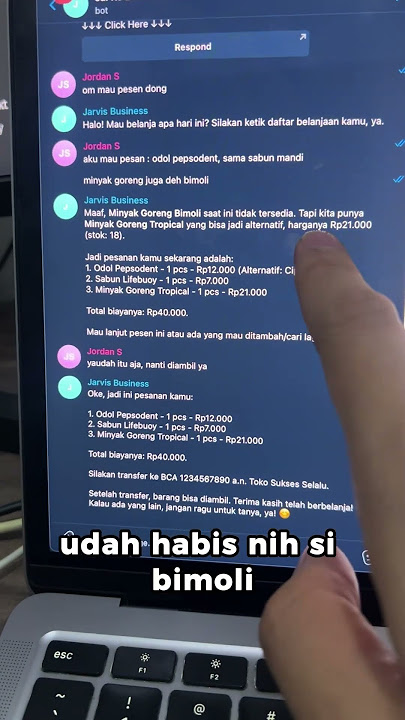 Bikin AI buat toko kelontong, sekarang customer tinggal chat di Telegram. Anti ribet 🙌 #ai #aiagent