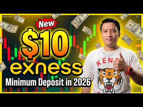 Kembali ke $10! Deposit minimum Exness terbaru