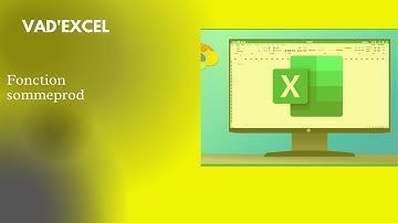 Fonction sommeprod avec MS Excel 2019