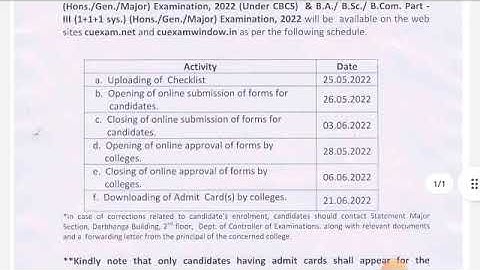 calcutta university even semester exam update