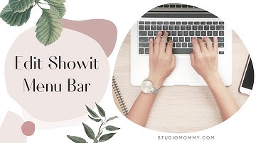 How to Edit Showit Menu Bar