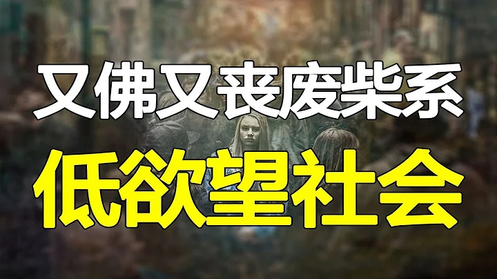 『低欲望社会』是消费降级的终结？如何避免成为又佛又丧的低欲望废柴？【心河摆渡】 - 天天要闻