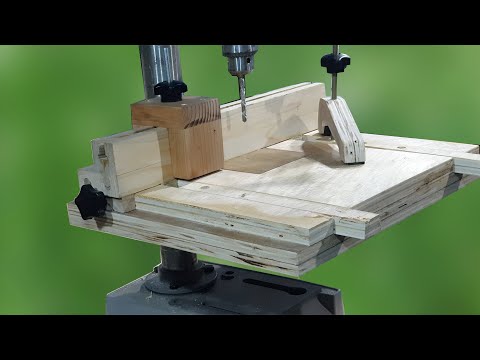 [Ep. #98] Precise, accurate drilling. A simple but inexpensive tabletop drilling jig.