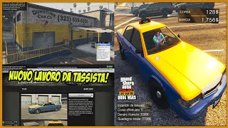 COME FARE IL TASSISTA SU GTA 5 ONLINE! Nuova attività dei Taxi e come funziona? (Incarichi Tassista) screenshot 2