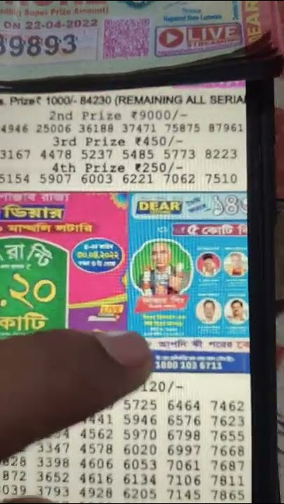 lucky number of lottery
