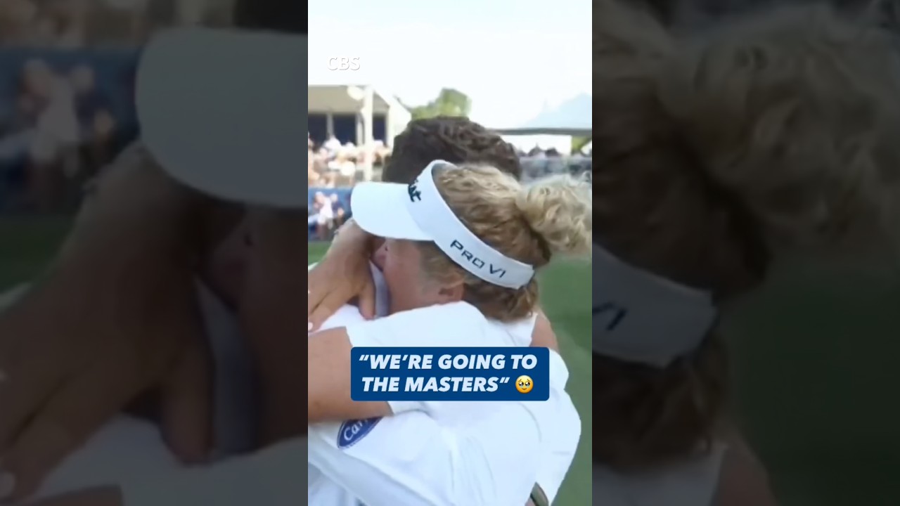 Brennan finding out he's going to The Masters 🥲