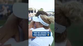 Brennan finding out hes going to The Masters 🥲