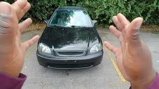 Finally! 1998 Honda Civic DX 5 Speed Review POV Drive