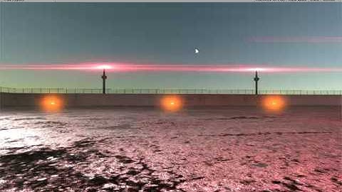 Parallel Lens Flares Test (Unity3D)