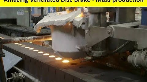 Amazing Ventilated Disc Brake mass production | How It