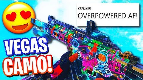 VEGAS CAMO - NEW "The Strip" VAPR Reactive Camo on BO4 (BUFFED VAPR-XKG BEST CLASS SETUP Black Ops 4