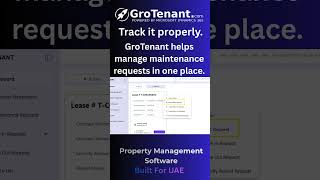 Manage Tenant Maintenance Requests Easily with GroTenant A Smart Property Management Software
