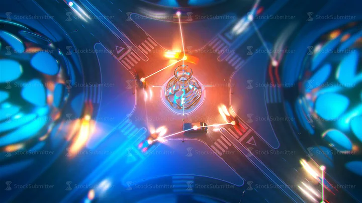 autonome transportation system concept, smart city, Internet of things, vehicle to vehicle, vehicle