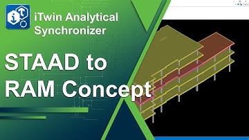 Sending Slabs Modeled in STAAD.Pro to RAM Concept through iTwin Analytical Synchronizer