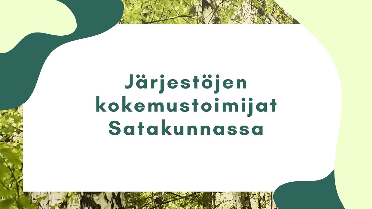 Järjestöjen kokemustoimijat Satakunnassa