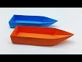 Paper boat making tutorial that floats  origami boat easy instruction for all