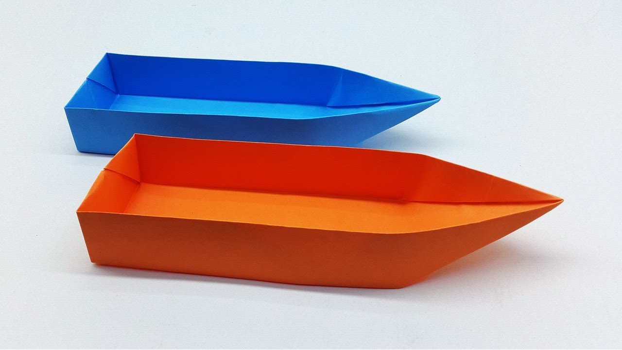 Paper Boat Making Tutorial That Floats Origami Boat Easy ...