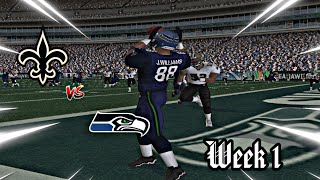 Madden 2004 | Seattle Seahawks Franchise vs. Saints Week 1