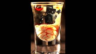 #shorts Alcoholic cocktail Monkey brain / Interesting video