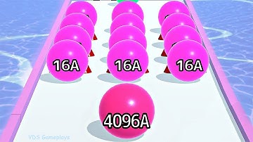 Ball Run 2048 ! Ball Run Game Infinity Mode Android iOS Gameplay Part - 1