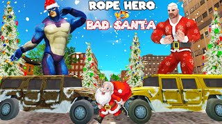 Rope Hero Vs Bad Santa Clause in Vice Town New Christmas Update Mod By Game Definition Hindi Comedy screenshot 2