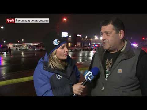 Witness describes seeing flames and smoke after Philadelphia plane crash
