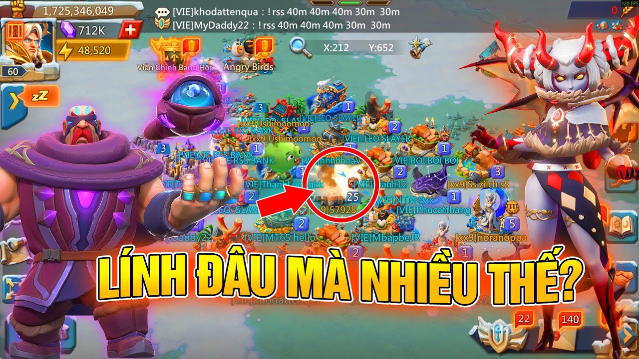 Lords Mobile: Trap Ép Might Này Khiến Key VÀO TÙ! Không Tin Nổi Nhiều Lính Cỡ Này?