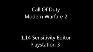 Modern Warfare 2 - 1.14 Sensitivity Editor Mod! + Download Link!!!! (PS3)