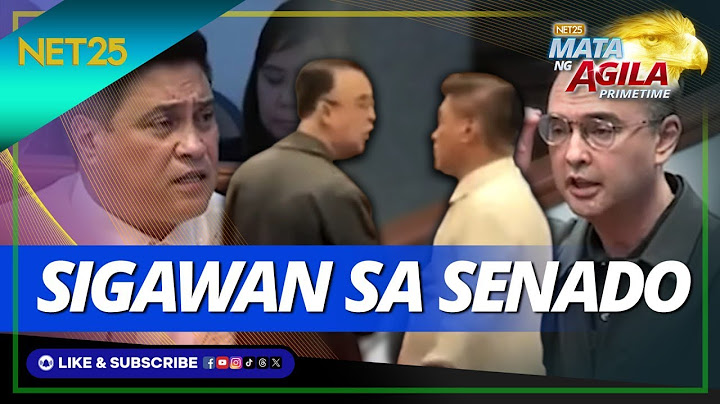 Nagkasagutan sina Sen. Zubiri at Cayetano