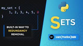 YOU Don't Need To Use Anything Else To Remove Duplicates (Python Sets) | Learning Python Day 34