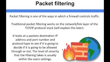 Networking - Packet Filtering