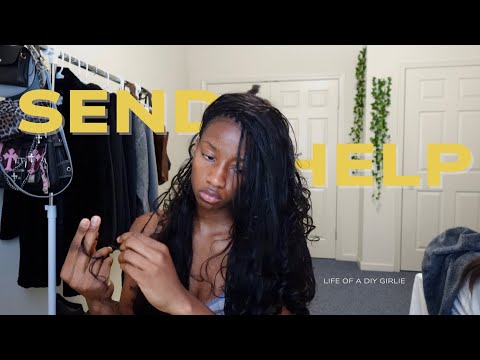 Braiding My Hair For 100 Hours