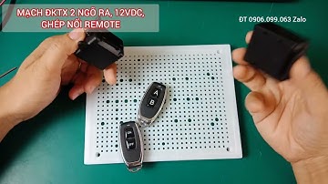 HDSD CÔNG TẮC 2 KÊNH 12VDC. GHÉP NỐI REMOTE MỚI 3 CHẾ ĐỘ HOẠT ĐỘNG. #KR2202 #thietbidienthanhtam