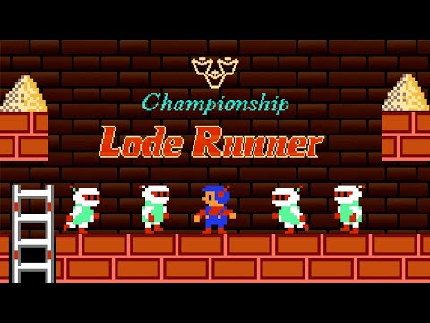 Championship Lode Runner (1985) NES - All Stages Cleared 1-50 [TAS]