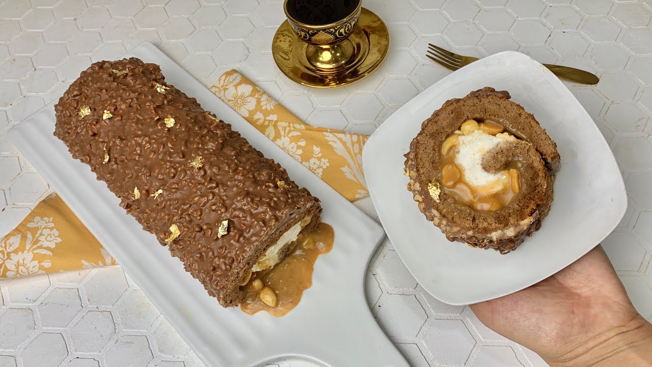 رولي سنيكرز من اروع ما جربت 😍 بكراميل منزلي و مكونات بسيطة 👌🏼