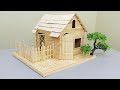 วิธีสร้างบ้านน่ารัก 2021 โดยใช้ไม้ไอติม
