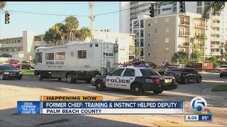 Search on for person who shot at a BSO deputy in West Palm Beach