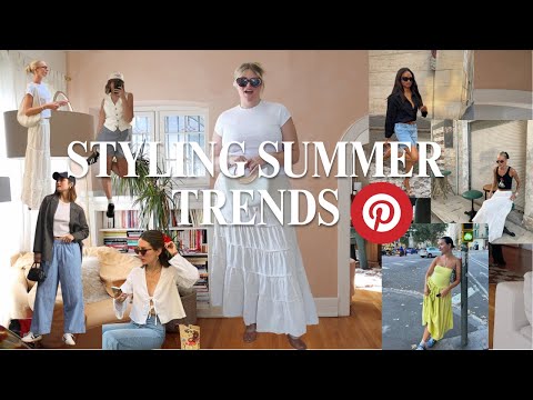 STYLING SUMMER TRENDS | pinterest inspired + plus size / midsize + euro summer vibes | style school